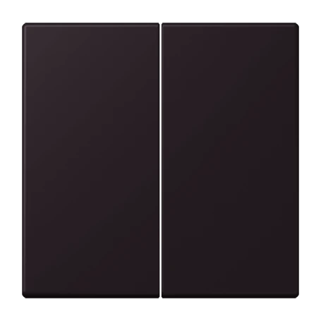 Bouton poussoir LB Management 2 voies, noir d'ivoire (4320E)