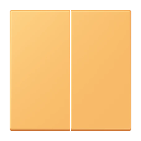 Bouton poussoir LB Management 2 voies, ocre jaune clair (4320L)