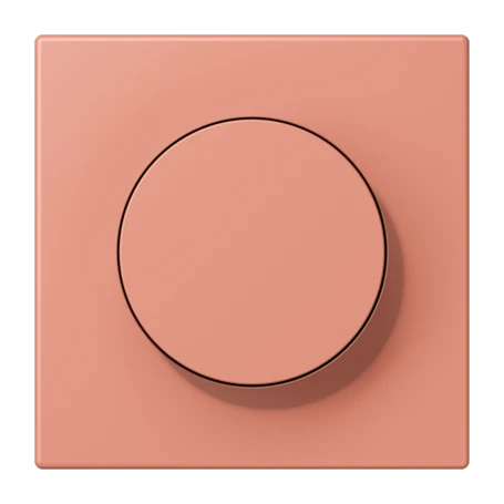 Afdekking, met draaiknop, l’ocre rouge moyen (32111)