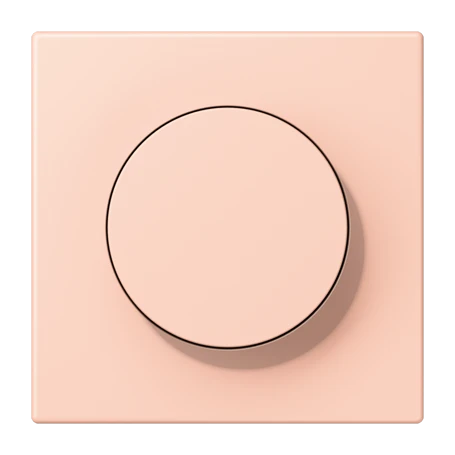 Afdekking, met draaiknop, l’ocre rouge clair (32112)