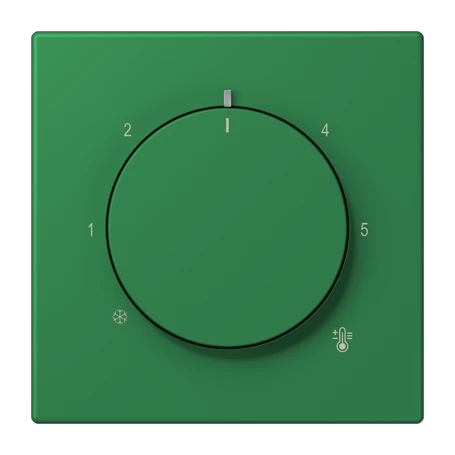 Centre plate for thermostat, vert foncé (32050)