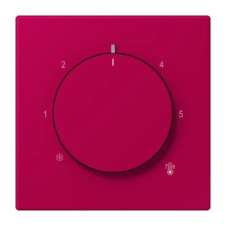 Centre plate for thermostat, rouge rubia (32101)