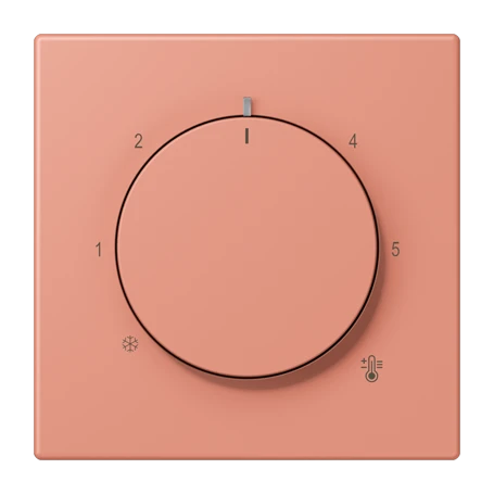 Centre plate for thermostat, l’ocre rouge moyen (32111)