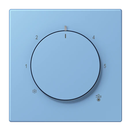 Centre plate for thermostat, bleu céruléen 59 (4320N)