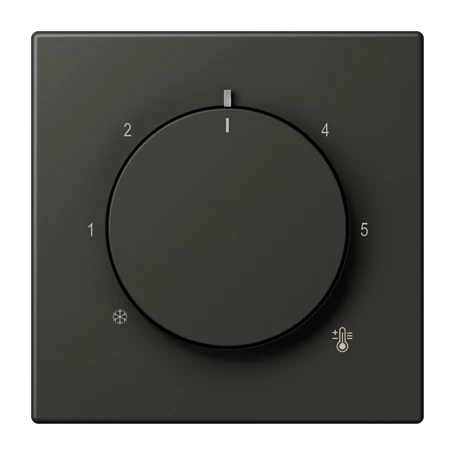 Centre plate for thermostat, ombre naturelle 59 (4320R)