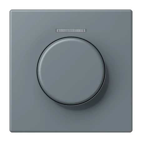 Cobertura com visor de fibra ótica 1 grupo, para sensor giratório KNX, com visor, gris 59 (4320H)