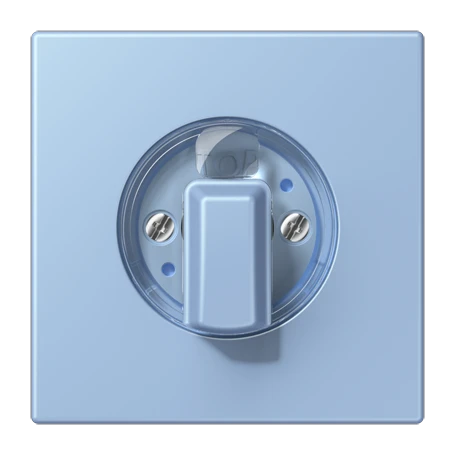 Abdeckung 1fach, für Drehschalter, outremer moyen (32021)