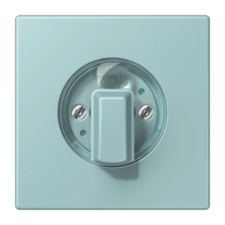 Abdeckung 1fach, für Drehschalter, céruléen clair (32033)