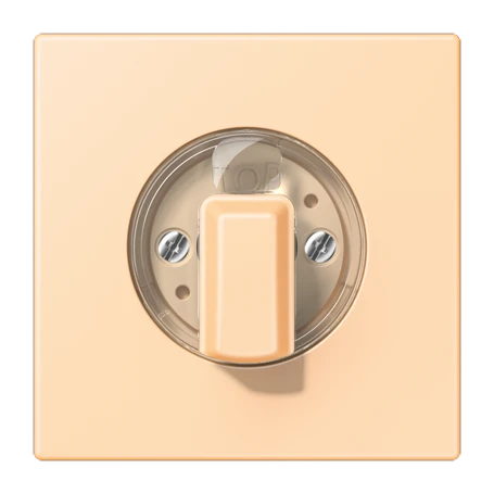 Abdeckung 1fach, für Drehschalter, ocre (32060)