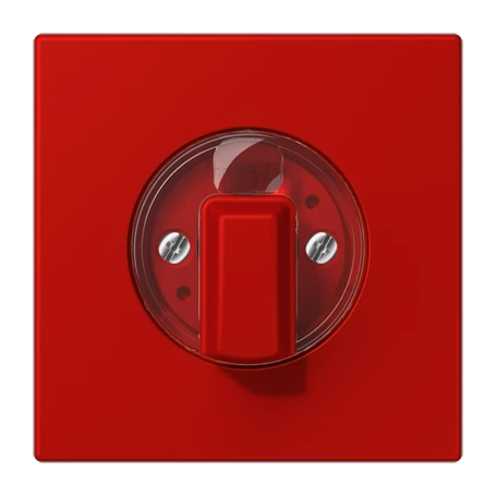 Abdeckung 1fach, für Drehschalter, rouge vermillon 31 (32090)