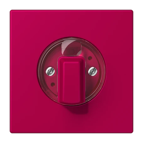 Abdeckung 1fach, für Drehschalter, rouge rubia (32101)
