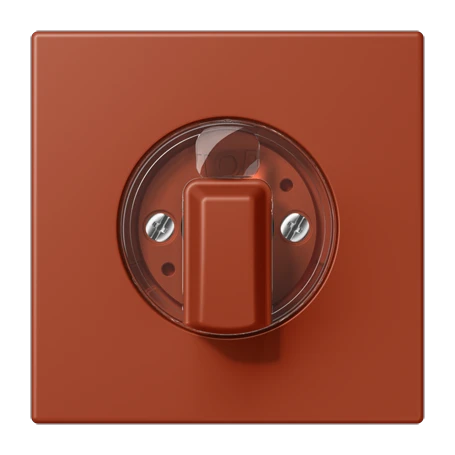 Abdeckung 1fach, für Drehschalter, l'ocre rouge (32110)