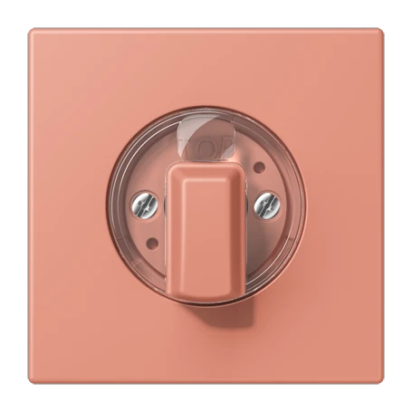 Abdeckung 1fach, für Drehschalter, l’ocre rouge moyen (32111)