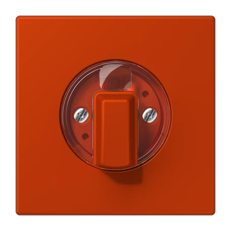 Abdeckung 1fach, für Drehschalter, rouge vermillon 59 (4320A)