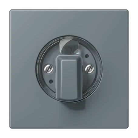Abdeckung 1fach, für Drehschalter, gris 59 (4320H)