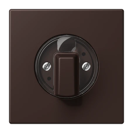 Abdeckung 1fach, für Drehschalter, terre d‘ombre brûlée 59 (4320J)