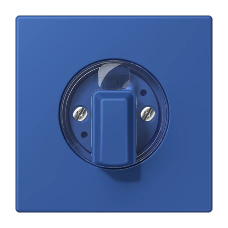 Abdeckung 1fach, für Drehschalter, bleu outremer 59 (4320K)