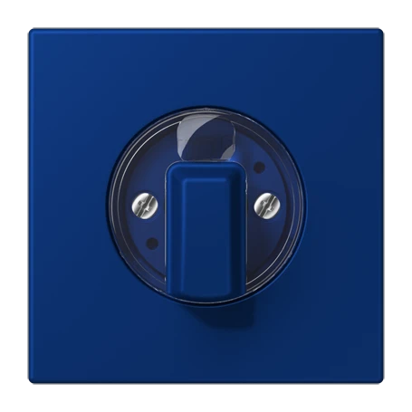 Abdeckung 1fach, für Drehschalter, bleu outremer foncé (4320T)