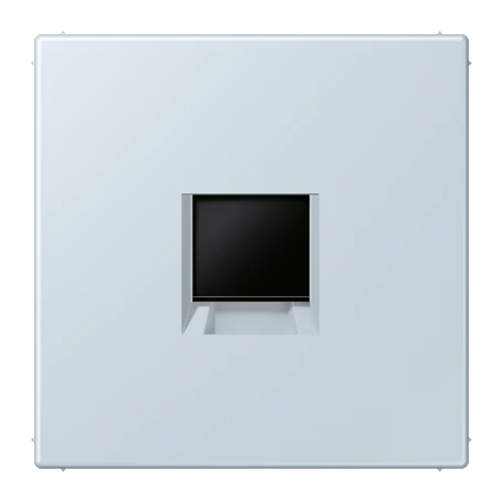 Abdeckung (gerastet) für Modular-Jack-Steckbuchsen, 1fach, UMA-CAT6A, RADIALL, Panduit, Assmann, outremer pâle (32023)