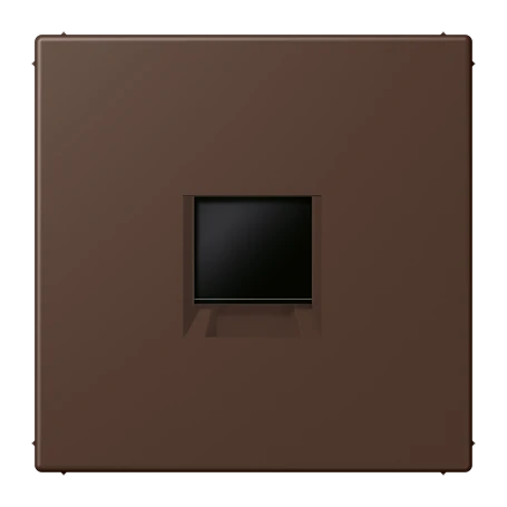 Abdeckung (gerastet) für Modular-Jack-Steckbuchsen, 1fach, UMA-CAT6A, RADIALL, Panduit, Assmann, terre d’ombre brûlée 31 (32130)