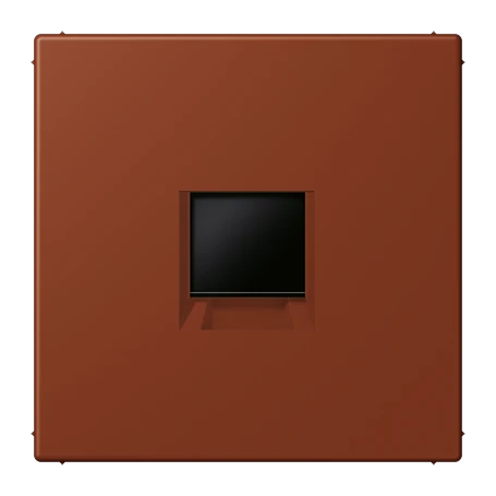 Abdeckung (gerastet) für Modular-Jack-Steckbuchsen, 1fach, UMA-CAT6A, RADIALL, Panduit, Assmann, terre sienne brûlée 59 (4320D)
