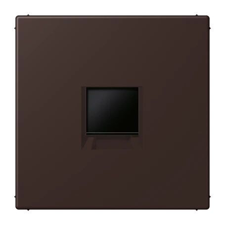 Abdeckung (gerastet) für Modular-Jack-Steckbuchsen, 1fach, UMA-CAT6A, RADIALL, Panduit, Assmann, terre d‘ombre brûlée 59 (4320J)