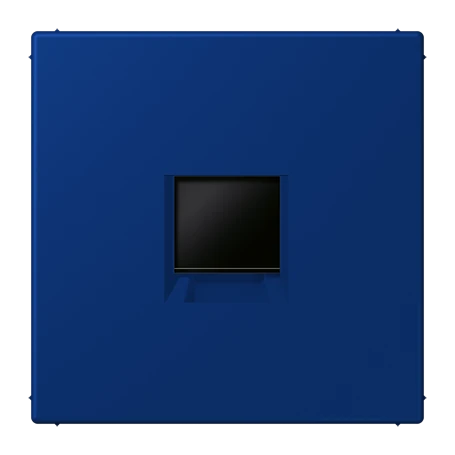 Abdeckung (gerastet) für Modular-Jack-Steckbuchsen, 1fach, UMA-CAT6A, RADIALL, Panduit, Assmann, bleu outremer foncé (4320T)