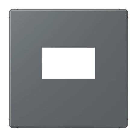 Centre plate for USB charger, gris foncé 31 (32010)