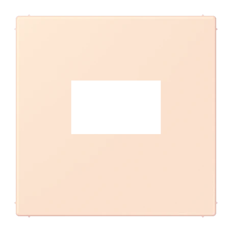 Centre plate for USB charger, orange pâle (32082)