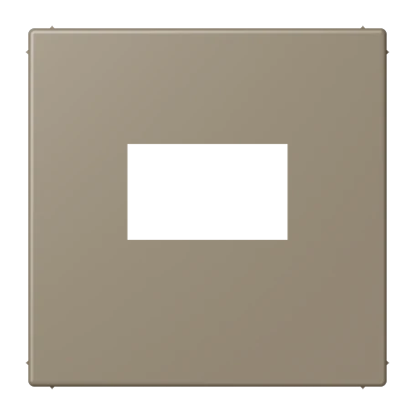 Centre plate for USB charger, ombre naturelle moyenne (32141)