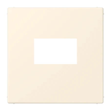 Centre plate for USB charger, blanc ivoire (4320B)