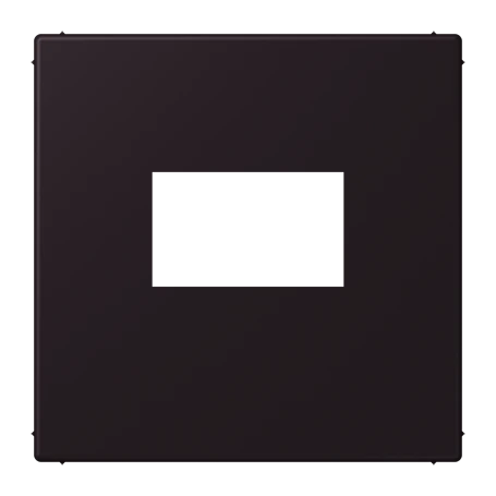 Centre plate for USB charger, noir d'ivoire (4320E)