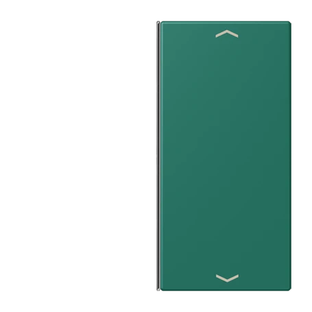 Cover 2-gang, F40, vert anglais (32040)
