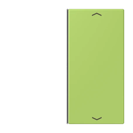 Cover 2-gang, F40, vert clair (32052)