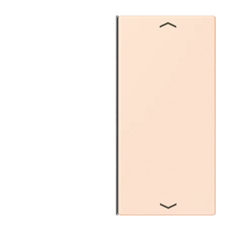 Cover 2-gang, F40, orange pâle (32082)