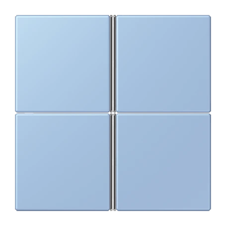Tasterset 4-voudig, F40, outremer moyen (32021)