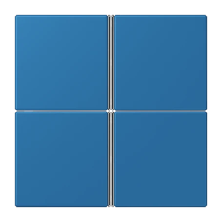 Tasterset 4-voudig, F40, bleu céruléen 31 (32030)