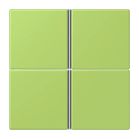 Tasterset 4-voudig, F40, vert clair (32052)