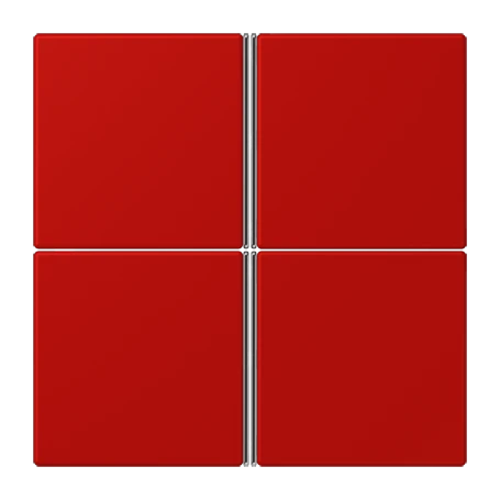 Tasterset 4-voudig, F40, rouge vermillon 31 (32090)
