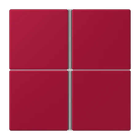 Tasterset 4-voudig, F40, rouge carmin (32100)