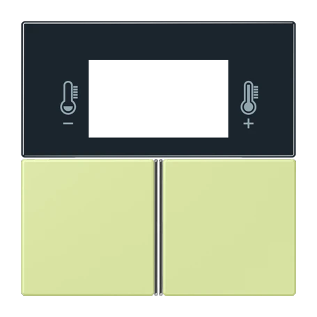 Tasterset 3-voudig, F40 Ruimtecontroller, vert jaune clair (32053)