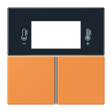 Tasterset 3-voudig, F40 Ruimtecontroller, orange clair (32081)
