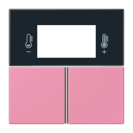 Tasterset 3-voudig, F40 Ruimtecontroller, rose vif (4320C)