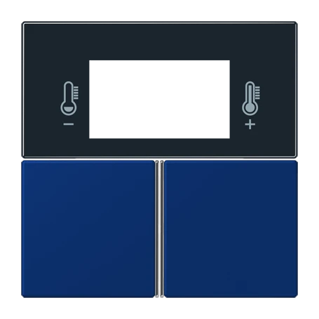 Tasterset 3-voudig, F40 Ruimtecontroller, bleu outremer foncé (4320T)