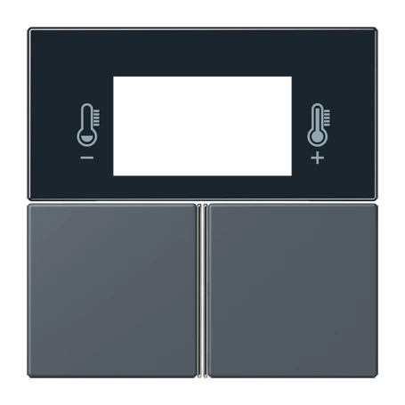 Tasterset 3-voudig, F40 Ruimtecontroller, gris foncé 59 (4320U)