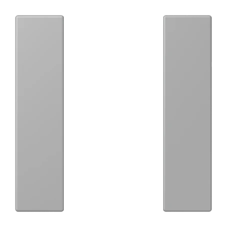 Tasterset 1-voudig, F50, gris moyen (32012)