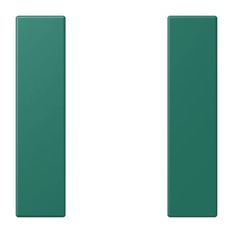 Tasterset 1-voudig, F50, vert anglais (32040)