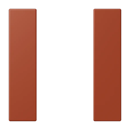 Tasterset 1-voudig, F50, l'ocre rouge (32110)