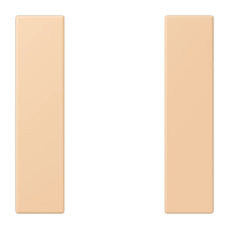 Tasterset 1-voudig, F50, terre sienne claire 31 (32122)
