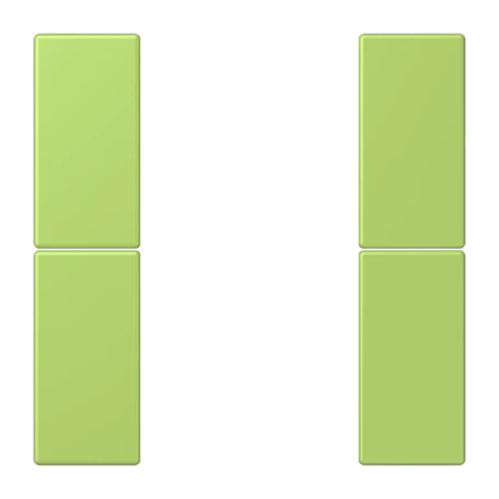 Tasterset 2-voudig, F50, vert clair (32052)